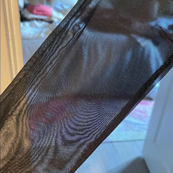 Black Sheer Button-Up Evening Jacket - Picture 2 of 9